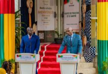 Guinée – Guinée-Bissau : Ce qu’il faut retenir du point de presse d’Amadou Oury Bah et Ilidio Vieira Té