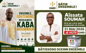 L’Information en temps réel! Élections du 31 mai 2026 : pourquoi les citoyens de Dixinn sont appelés à soutenir les candidats de la GMD ?