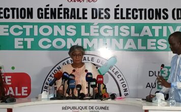Élections en Guinée : La GMD en tête des premiers résultats de la DGE