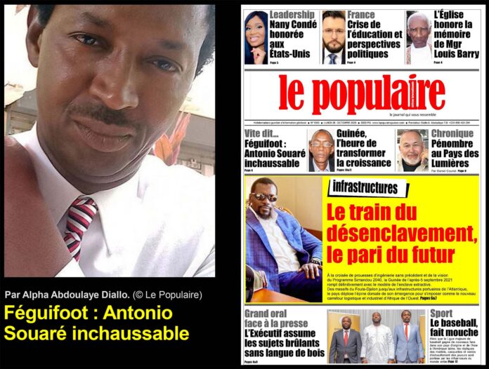Antonio Souaré inchaussable